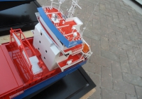 custom made model of 118m General Cargo vessel